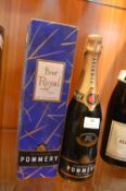 Bottle of Pommery Champagne