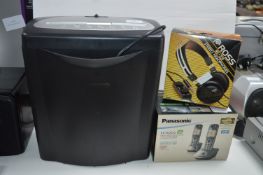 Freeline Shredder, Ross Headphones and Panasonic T