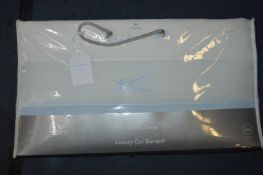 *Silver Cross Luxury Cot Bumper (Vintage Blue)