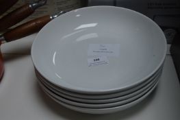 *Porcelain Dinner Bowls 5pc