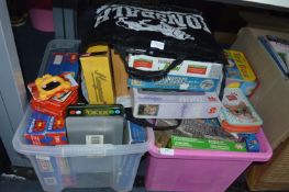 Two Large Crates of Children's Toys, Games and Puz