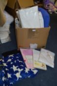 *Box of Baby Bedding; Duvet Covers, Cot Bed Sheets