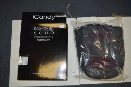 *iCandy Soho Strawberry Footmuff (Black)