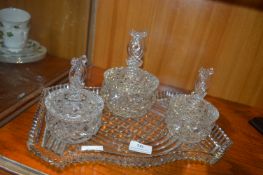 Crystal Dressing Table Set