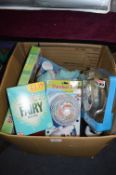 *Box of Assorted Baby and Household Items, Office