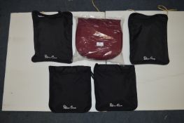 *Five Assorted Silver Cross Rain Covers, etc.