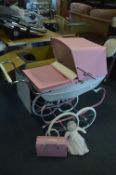 *Silver Cross Retro Style Play Pram (Pink)