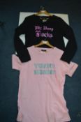 *Yummy Mummy T-Shirts Pink and Black, Large to XL