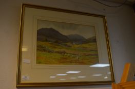 Watercolour by N. Neverwood - Country Scene