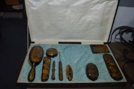 Imitation Tortoise Shell Boxed Dressing Set (Some