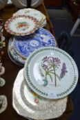 Assorted Decorative Plates Including Portmeirion