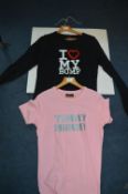 *Yummy Mummy T-Shirts Pink Black Medium Large