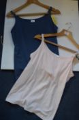 Two Emma Jane Maternity Vests Size: 10-12 (Pink an