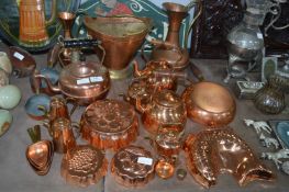 Collection of Modern Copper Decorative Kitchen Ite