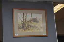 Small Watercolour - Wold Farm