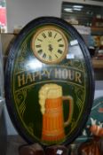 Happy Hour Hand Painted Pub Sign