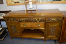 Edwardian Carved Oak Buffet