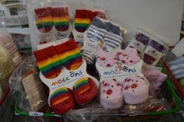 *Basket of Kiddie Moccasins and Baby Shoes