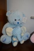 *Blue Dandelion Boy Teddy Bear and Elephant