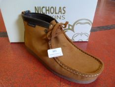 *Nicholas Deakin Ginger Suede Boots Size: 7
