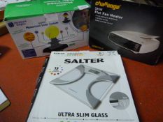 Motorised Solar System, Fan Heater and Slater Scal