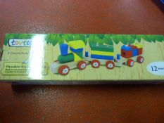 *Toytopia Wooden Stacking Train