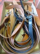 *Twenty Four Assorted Leather Belts