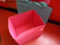 Two Collapsible Storage Boxes