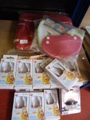 *Changing Bag, Bib, Quantity of Spoons & Forks, an