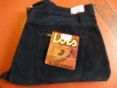 *Lois Dallas Jumbo Cords (Navy Blue) Size: 40/32