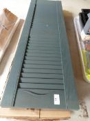 *Two Pairs of Plastic Shutters