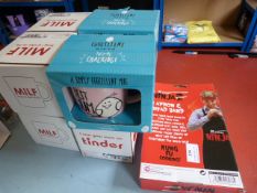 *Ninja Apron & Headband Set and Eight Adult Mugs