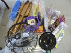 *Garden Accessories Including Bird Feeder, Gloves,
