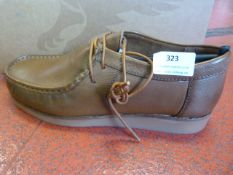 *Lyle & Scott Tan Leather Shoes Size: 6