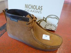 *Nicholas Deakin Ginger Suede Boots Size: 11