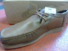 *Lyle & Scott Tan Leather Shoes Size: 7