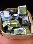 Box Containing a Large Number of Headsets, Charger