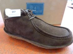 *Rockport Dark Chocolate Suede Boots Size: 6.5