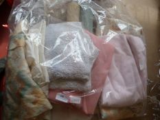 Mixed Bag of Towels, Curtains, Wallpaper, etc.