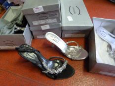 *Four Pairs of Ruby Prom Cassandra Prom Shoes, 3x