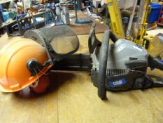 Macallister Chainsaw with Helmet, Mask & Ear Defen