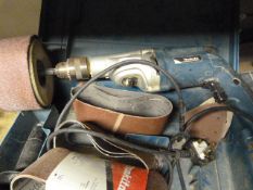 Makita Drill with Sanding Attachment