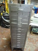 Fifteen Drawer Filing Cabinet ~42x29x99cm