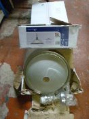 Three Searchlight Bistro Pendant Lights