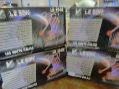 Four Le Eson 2-Channel Stereo Amplifiers