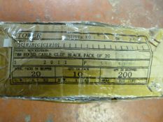 Box of Twenty 7mm Round Cable Clips