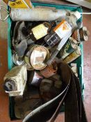 Box of Tools, Wood Stain, Button Polish, Wax, etc.