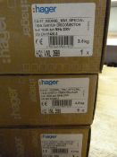 *Three Hager Ten Way Consumer Units