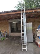 Twenty Eight Tread Extending Ladder