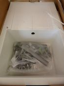 *Pyramis Pyragranite Alazia 79x50 Granite Snow Kit